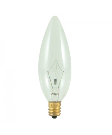 Bulbrite 490060 | 60 Watt Incandescent B10 Torpedo Chandelier Bulb