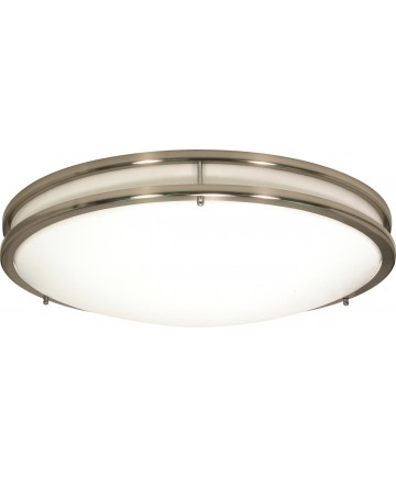 Nuvo Lighting 62/1035 Glamour LED 10" Flush Mount Fixture Brushed