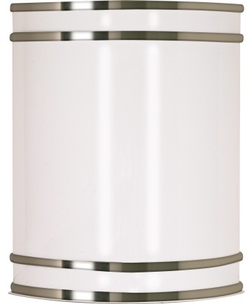 Nuvo Lighting 62/1045 Glamour LED 9" Wall Sconce Brushed Nickel Finish