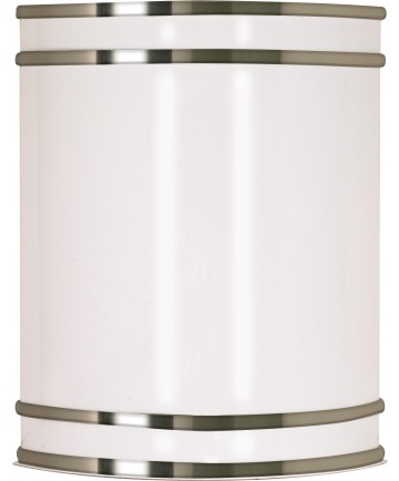 Nuvo Lighting 62/1045 Glamour LED 9" Wall Sconce Brushed Nickel Finish