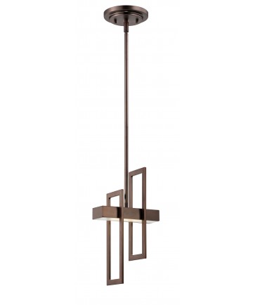 Nuvo Lighting 62/126 Frame 1 Module Pendant with Frosted Glass