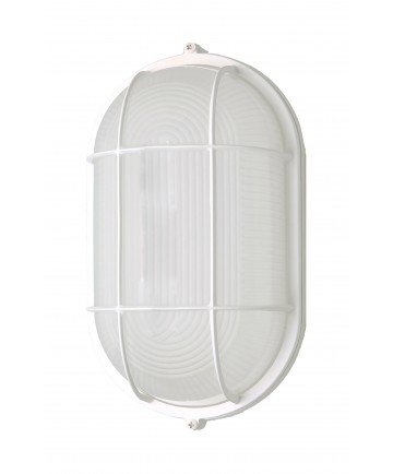 Nuvo Lighting 62/1410 LED Oval Bulk Head Fixture White Finish with