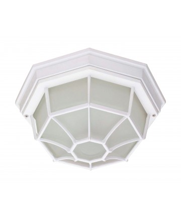 Nuvo Lighting 62/1419 LED Spider Cage Fixture White Finish with