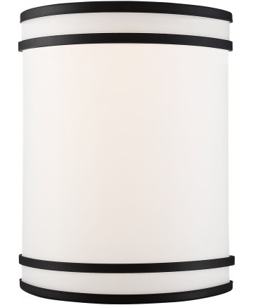 Nuvo Lighting 62/1445 Glamour LED Wall Sconce Black Finish