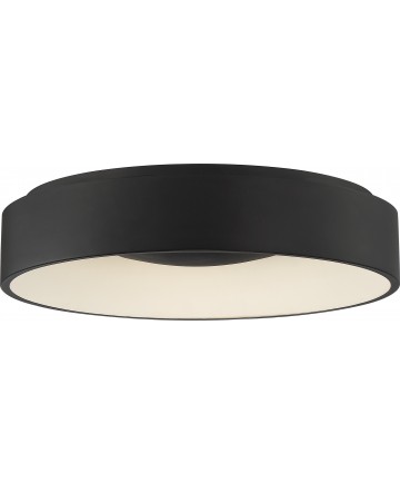 Nuvo Lighting 62/1452 Orbit 20W LED Flush Mount Black Finish