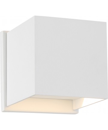 Nuvo Lighting 62/1467 Lightgate LED Sconce 5W White Finish 3000K