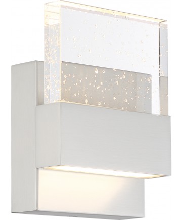 Nuvo Lighting 62/1501 Ellusion LED Small Wall Sconce 15W Polished