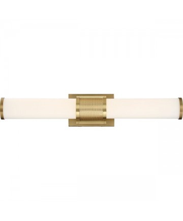 Nuvo Lighting 62/1602 Caper LED Vanity Brushed Brass with Frosted Lens