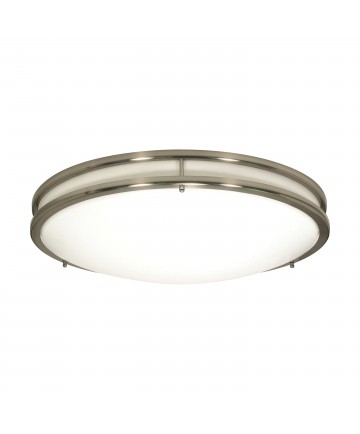 Nuvo Lighting 62/1635 Glamour LED 10 inch Flush Mount Fixture Brushed