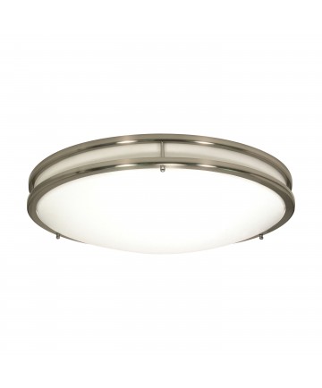 Nuvo Lighting 62/1637 Glamour LED 17 inch Flush Mount Fixture Brushed