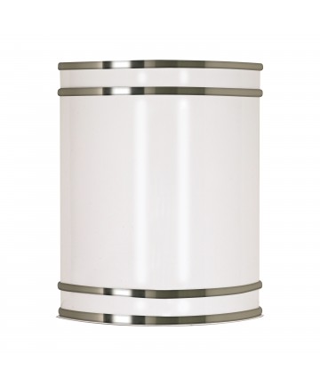Nuvo Lighting 62/1645 Glamour LED 9 inch Wall Sconce Brushed Nickel