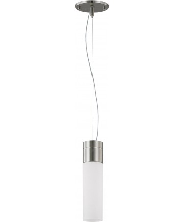 Nuvo Lighting 62/2932 Link 1 Light LED Tube Pendant with White Glass