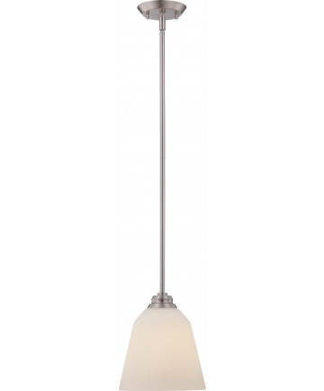 Nuvo Lighting 62/362 Calvin 1 Light Mini Pendant with Satin White