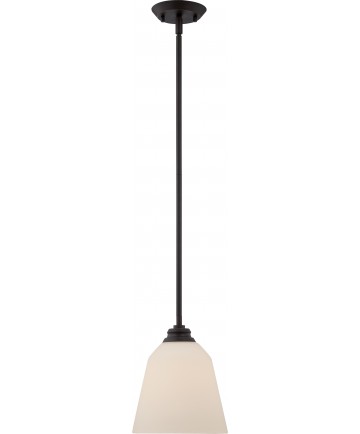 Nuvo Lighting 62/372 Calvin 1 Light Mini Pendant with Satin White