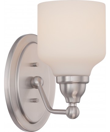 Nuvo Lighting 62/386 Kirk 1 Light Vanity Fixture with Satin White