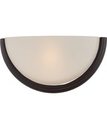 Nuvo Lighting 62/411 Dylan 1 Light Wall Sconce with Etched Opal Glass