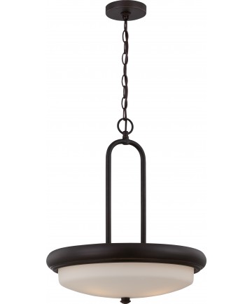 Nuvo Lighting 62/415 Dylan 3 Light Pendant with Etched Opal Glass LED