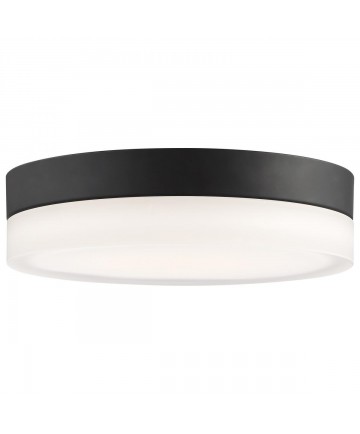 Nuvo Lighting 62/569 Pi 11 Inch LED Flush Mount Black Finish Frosted