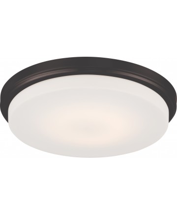 Nuvo Lighting 62/709 Dale LED Flush Fixture with Opal Frosted Glass