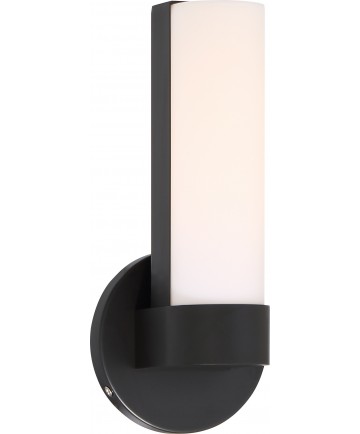 Nuvo Lighting 62/741 Bond Single 9-1/2" LED Vanity with White Acrylic