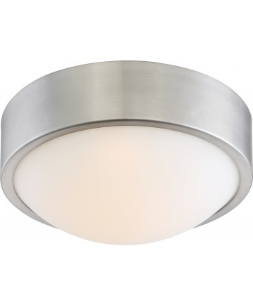 Nuvo Lighting 62/772 Perk 9" LED Flush with White Glass