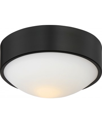 Nuvo Lighting 62/773 Perk 9" LED Flush with White Glass