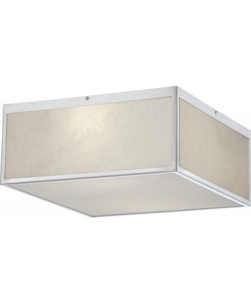 Nuvo Lighting 62/891 Crate 14" LED Flush Fixture with Gray Marbleized