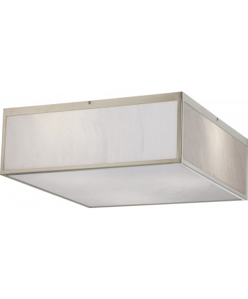 Nuvo Lighting 62/892 Crate 17" LED Flush Fixture with Gray Marbleized