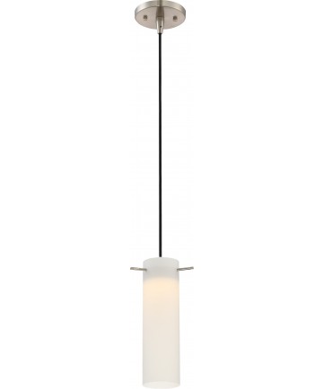 Nuvo Lighting 62/953 Pulse LED Mini Pendant with White Opal Glass
