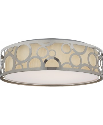 Nuvo Lighting 62/988R1 15 in. Filigree LED Decor Flush Mount Fixture