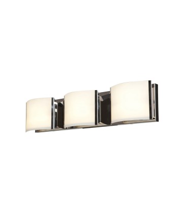 Access Lighting 62293LEDD-BS/OPL Nitro2 3-Light Dimmable LED Vanity