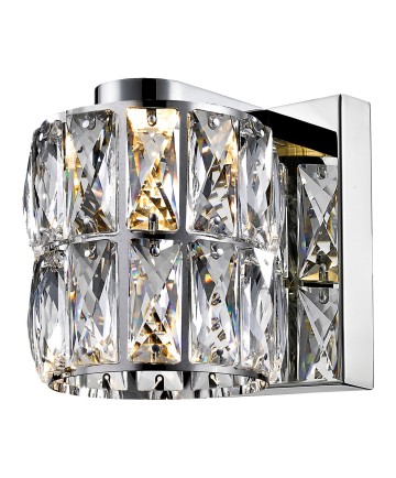 Access Lighting 62551LEDD-MSS/CCL Ice 1-Light Crystal Vanity