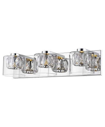 Access Lighting 62556LEDD-MSS/CCLCLR Private Collection 3-Light