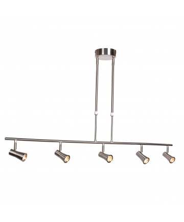 Access Lighting 63065LEDD-BS Sleek 5-Light Dimmable LED Spotlight