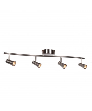 Access Lighting 63067LEDD-BS Sleek 4-Light Dimmable LED Spotlight