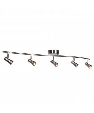 Access Lighting 63068LEDD-BS Sleek 5-Light Dimmable LED Spotlight