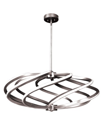 Access Lighting 63112LEDD-BS Vortex (l) 8-Light LED Pendant