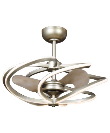 Access Lighting 63113LEDD-IGLD Vortex (m) 6-Light LED Pendant with Fan