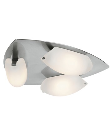 Access Lighting 63953LEDD-MC/FST Nido 3-Light Dimmable LED Flush Mount