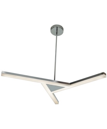 Access Lighting 63965LEDD-CH/ACR Aviator Dimmable LED Pendant