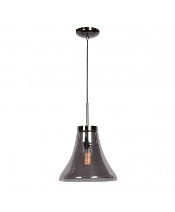 Access Lighting 63990-BCH/SMK Simplicite 1-Light Bell Glass Pendant
