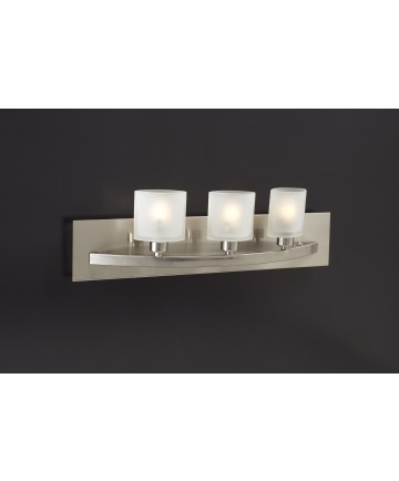 PLC Lighting 643 SN 3 Light Vanity Wyndham Collection