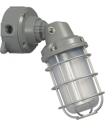 Nuvo Lighting 65/171 LED Adjustable Vapor Tight Fixture 20W 3000K Gray