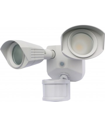 Nuvo Lighting 65/217 LED Security Light Dual Head White Finish 4000K