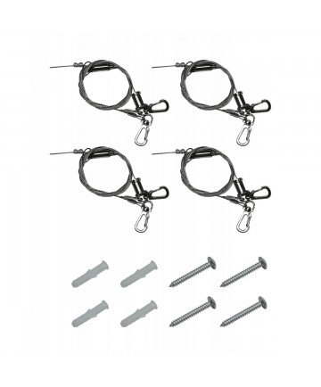 Nuvo Lighting 65/707 60 in. Suspension Kit for 8 ft. Linear Strip