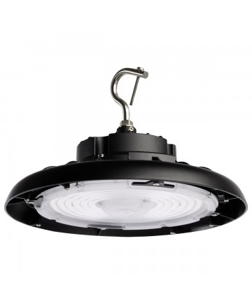 Satco|Nuvo 65/770R2 | LED UFO High Bay 80W/100W/120W and CCT Selectable Black 100-277 Volt
