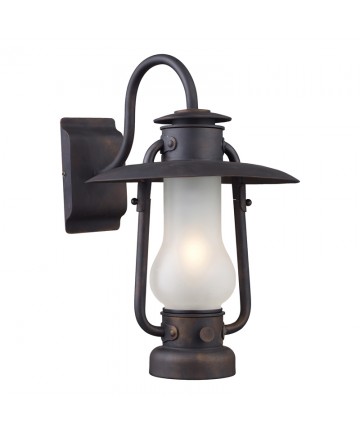 ELK Lighting 65004-1 Stagecoach 1 Light Sconce in Matte Black