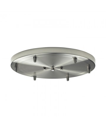 ELK Lighting 6R-SN Illuminare Accessories 6 Light Round Pan in Satin Nickel