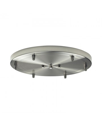 ELK Lighting 6R-SN Illuminare Accessories 6 Light Round Pan in Satin Nickel