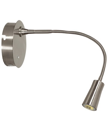 Access Lighting 70003LED-BS Epiphanie Gooseneck Wall Lamp